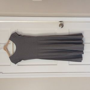 GAP Grey Cotton Casual Dress